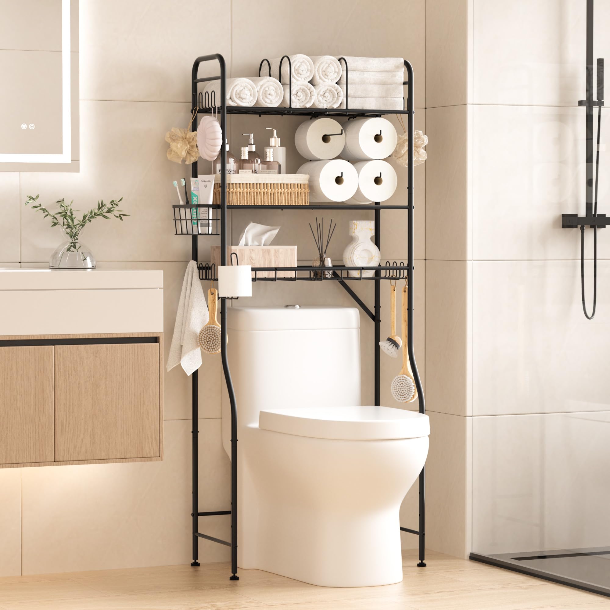 TETOTE Over The Toilet Storage Rack - bathroom furniture | Mubboo