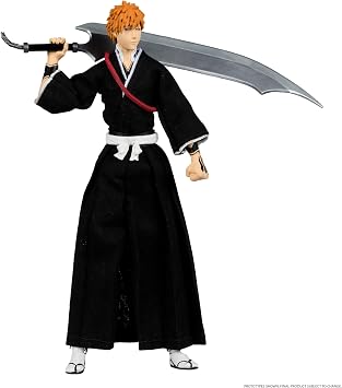 McFarlane Toys - Bleach Thousand-Year Blood War Ichigo Kurosaki 7in Action Figure | Bleach Thousand Year Blood War 7 Inch Action Figure Wave 1 - Ichigo Kurosaki
