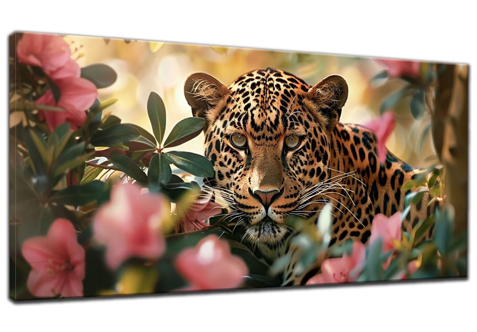 Milaosk 5D Diamond Painting Set – 2 Bilder (30x40 Cm), Löwe & Leopard, Inkl. Diamanten & Werkzeuge, Für Erwachsene & Kinder
