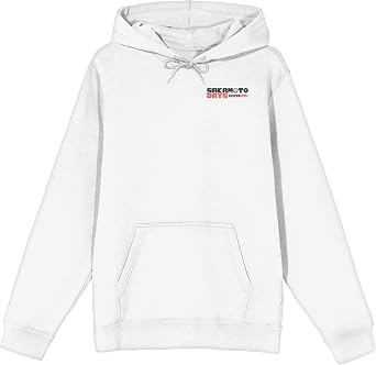 Bioworld Sakamoto Days Sakamoto Days Characters, Logo text, Splatter effects on White Adult Hoodie
