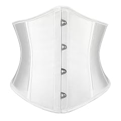 JASGOOD Corset Belt for Women Underbust Boned Lace Up Corset Wide Waist Corsets Halloween Cosplay Renaissance Pirate Belt