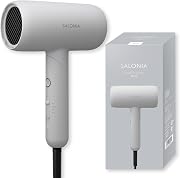 SALONIA サロニア スムースシャイン ドライヤー 大風量 速乾 軽量 ヘアドライヤー ホワイト【Amazon.co.jp限定】