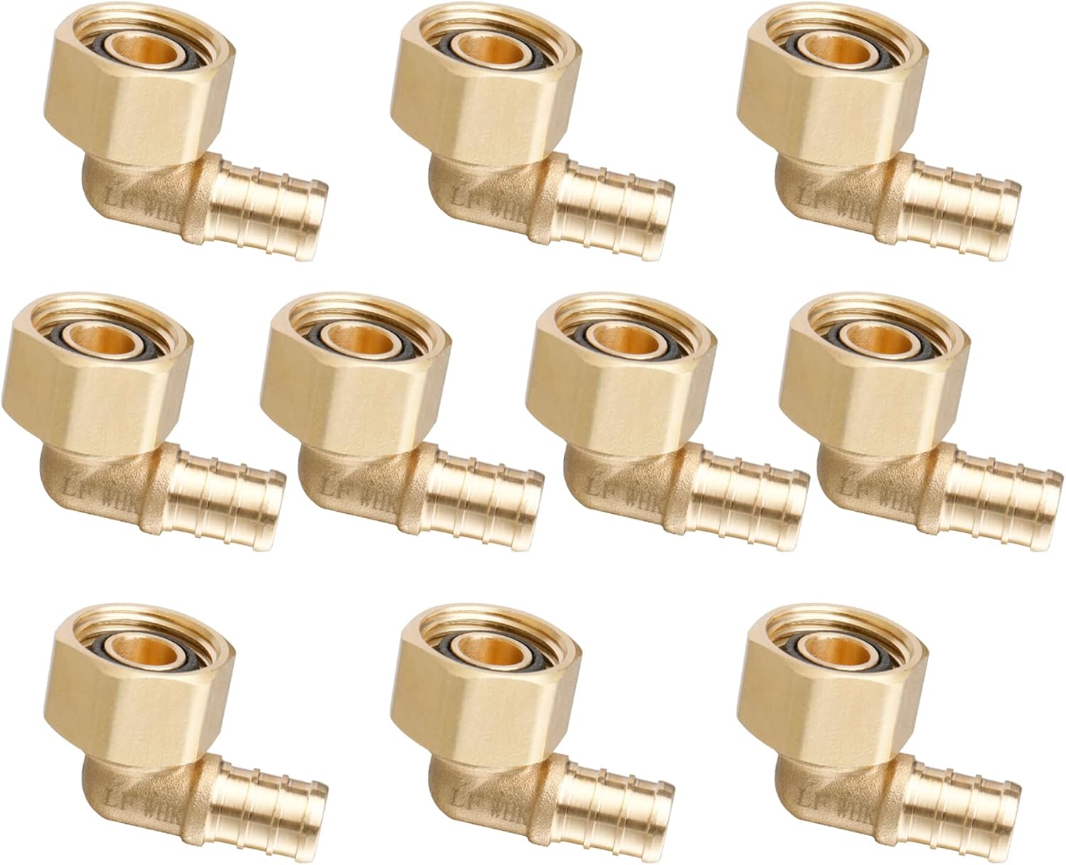 WHK 10 Packs PEX 1/2 Inch Pex fittings X 1/2 Female NPT