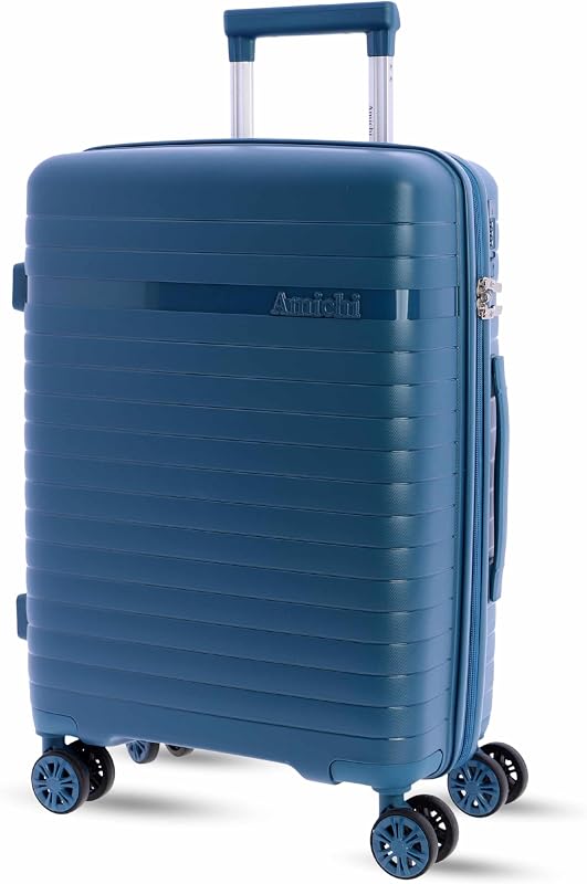 AMICHI - Maleta Cabina 55x40x20- Maletas de Viaje - Maletas de Viaje Cabina Apta para Ryannair- Trolley Equipaje para Avion Resistente con 4 Ruedas de 360º y candado TSA
