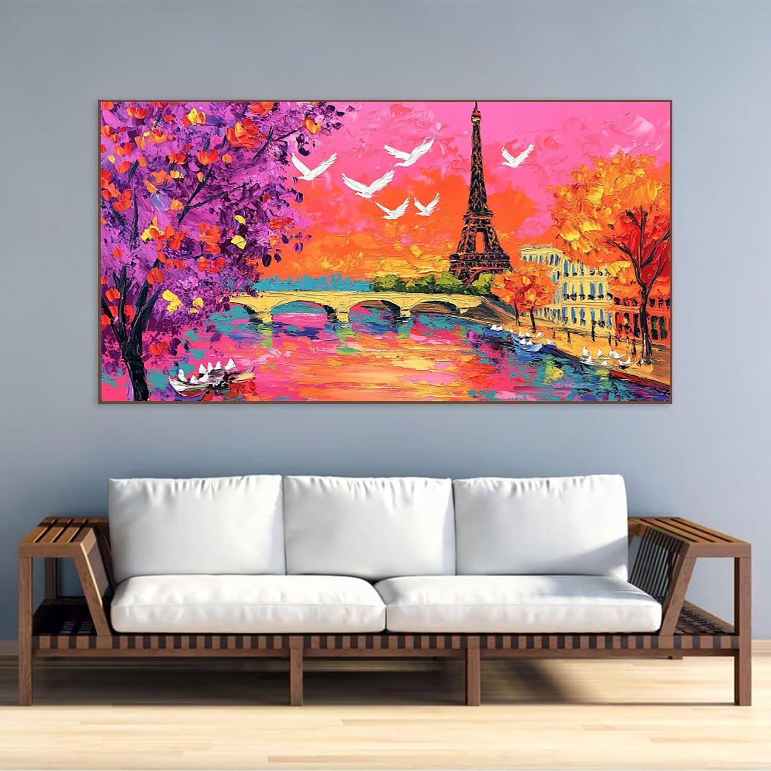 Diamond Painting colore Torre ferro, Completo Rotondi 60x120cm z0-31