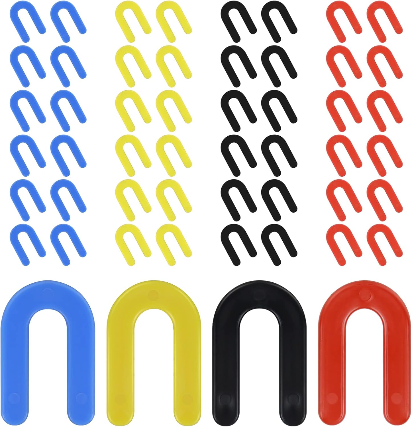 DGSL Tile Leveling System Tile Spacers 1/16 Inch, 1000 pieces Horseshoe Shim U Shape Plastic Tile Leveling Clips for Various Types of Tile Leveling (Blue)