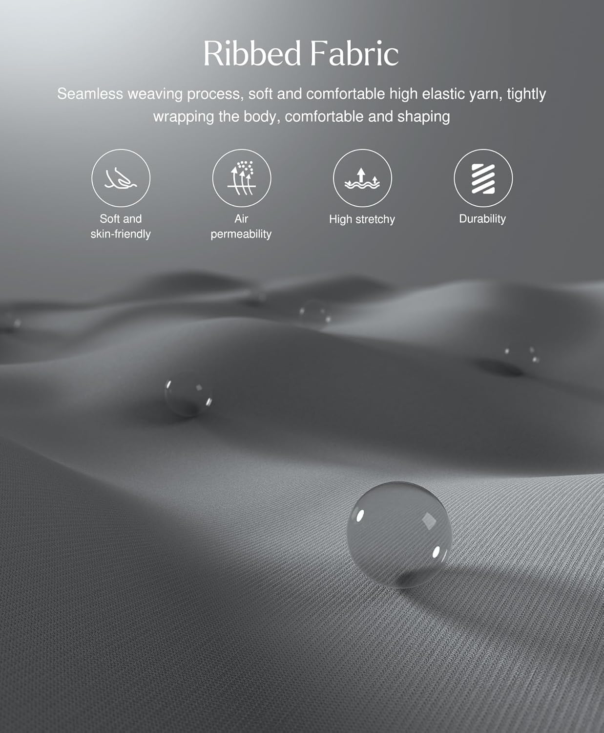 Popilush Long Sleeve Jumpsuit for Women Athletic Romper Ribbed Full Workout Bodysuit Shorts Yoga Sweetheart Neck Body Suits - Image 5