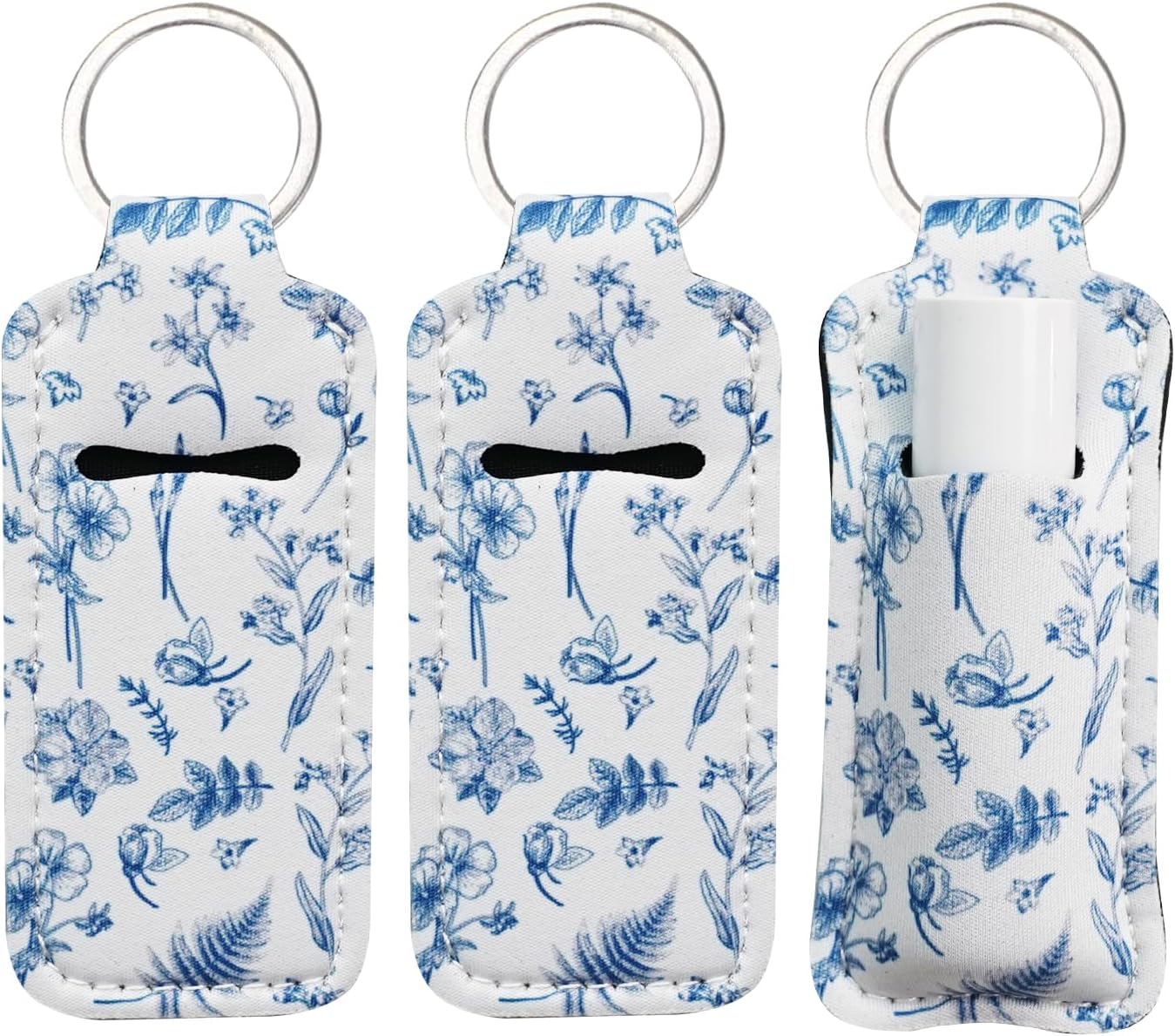 Cute Chapstick Holder Keychain for Women – Lip Balm & Lip Gloss Holder Keychain Accessories Gift, Purse Charm Clip