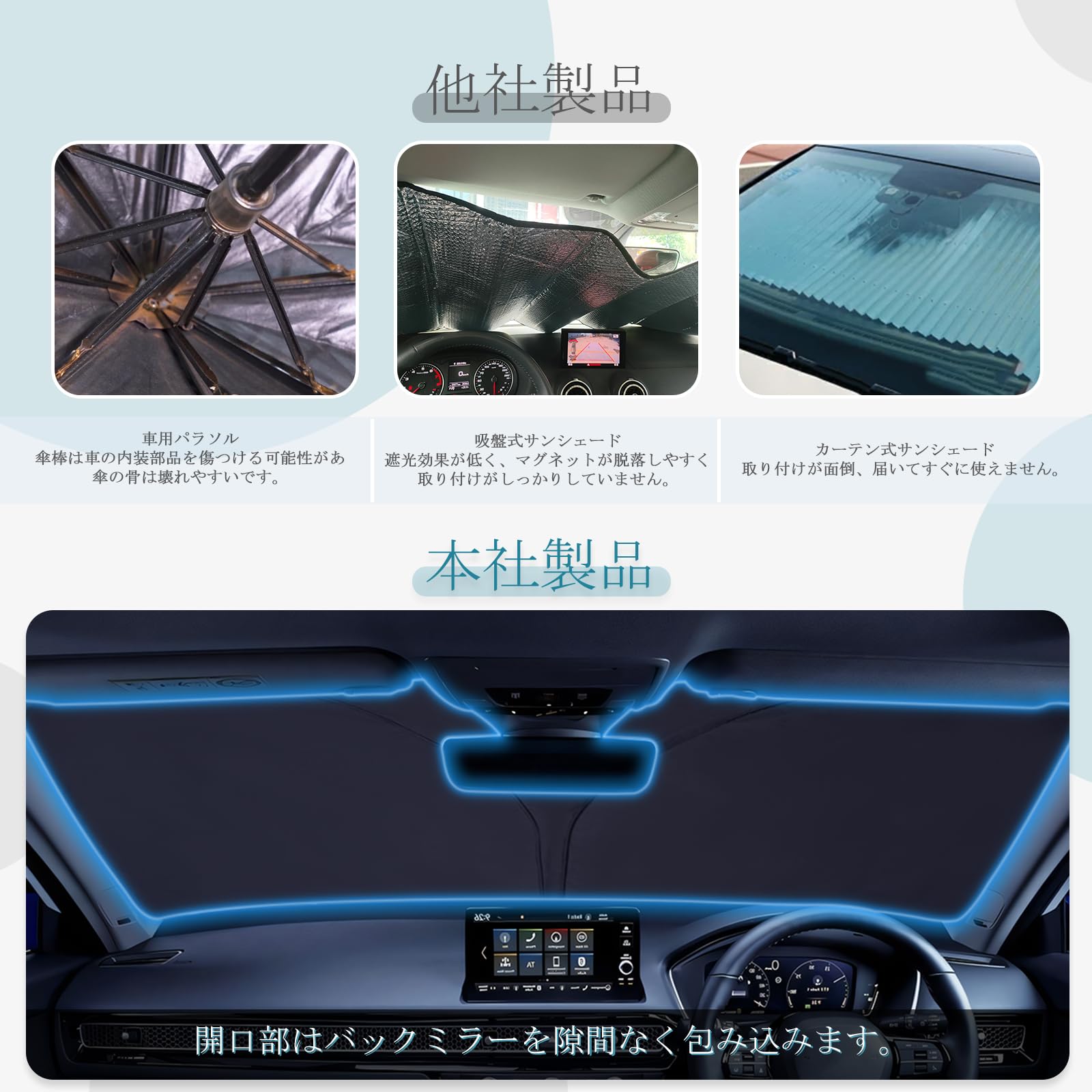 新品 超断熱UV 寒冷地 フロントガラス CR-V RW1 RW2 グリーン/ブルーボカシ サンテクト SUNTECT 衝突防止カメラ レイ ホンダ CR-V RT5・6⁄RW1・2 フロント用 サンシェード カーシェイド 日