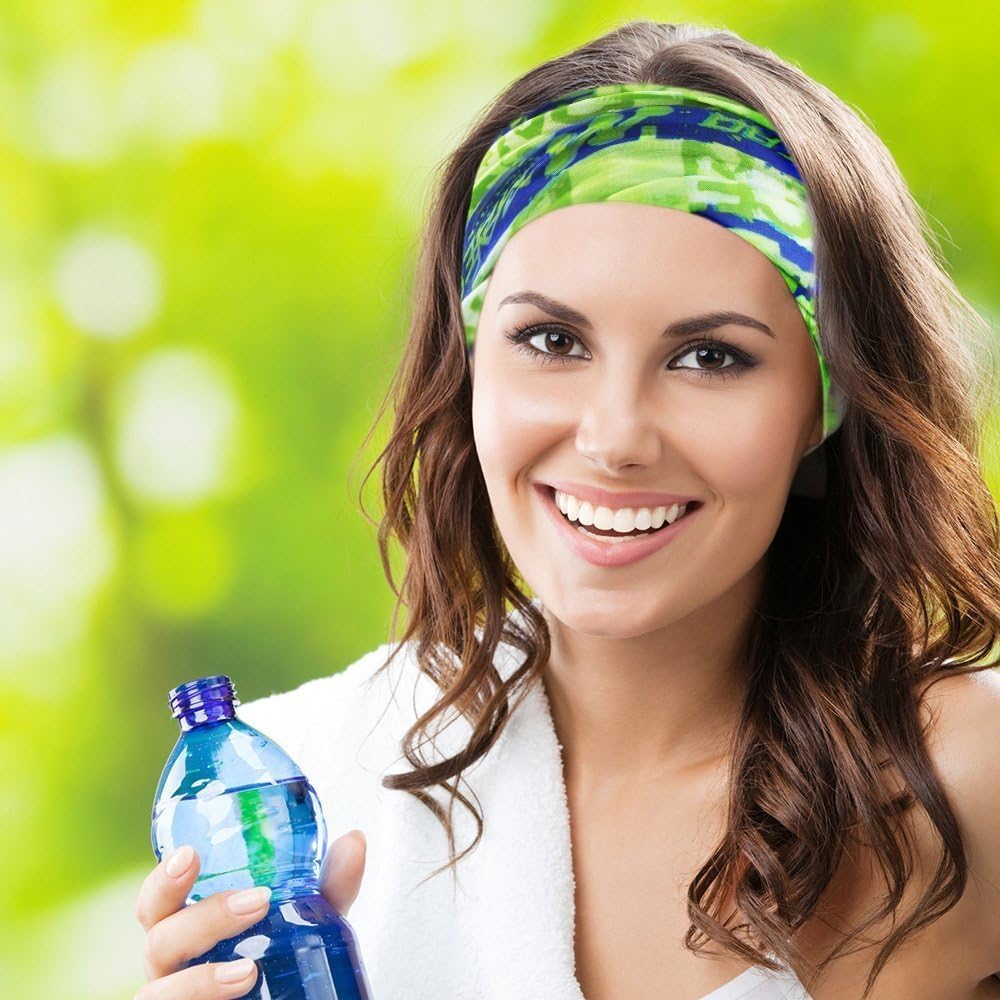 12pcs/9pcs/6pcs Headband Bandana - Face Shield Headwear Neck Gaiter Shield Scarf image 4