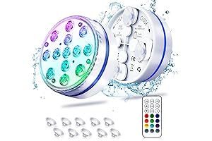 Gukkicco Pool Lights for Above Ground Pools with Remote