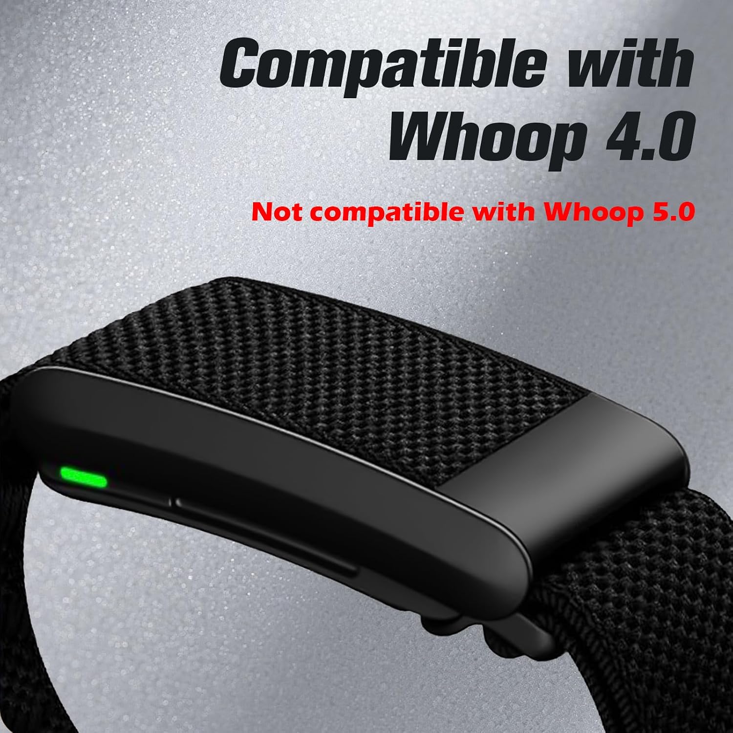 Yeahxing Metal-Frame Compatible with Whoop-4-5-Peak-Life-MG - Accessory | U-shaped metal frame fits Whoop 4.0/5.0/Peak/Life/MG fitness tracker. Secure fit, durable.