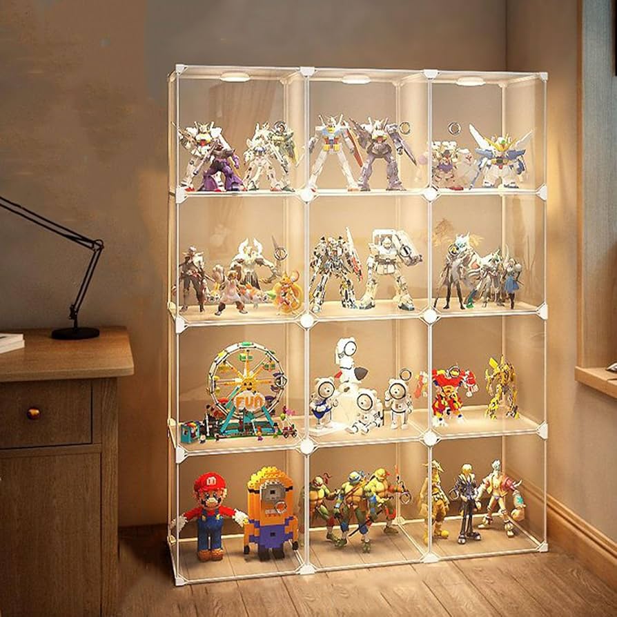 Amazon.co.jp: LEMMAN ホビー用収納ケース LED照明付き【2024