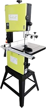 FORESTWEST 10718, 10-Inch Wood Band Saw 3.4 Amp 2-Speed Vertical Wood Bandsaw with Stand
