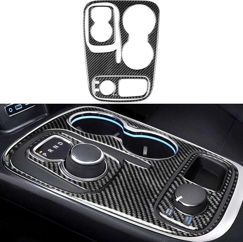 Acabamento em fibra de carbono para interior do Dodge Durango NVCNX DD1120