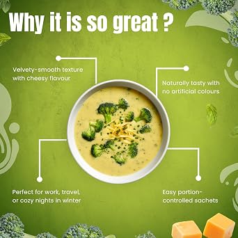Batchelors Cup a Soup Cheese & Broccoli Instant Soup, 4 Sachets Per 92 g (Pack of 4)