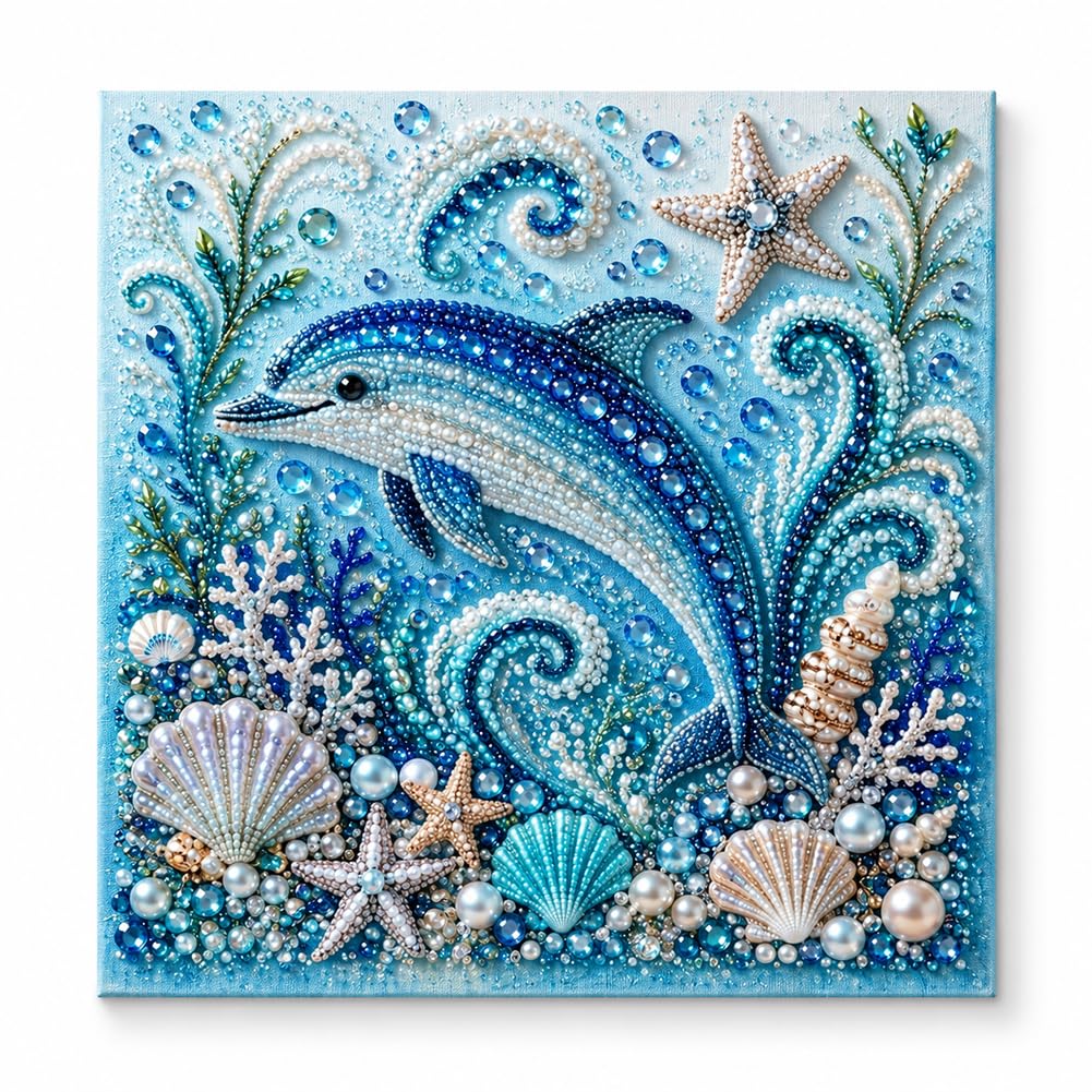 Ocean Pearl Art DIY Kit, Octopus 3D Mosaic Wall Decor