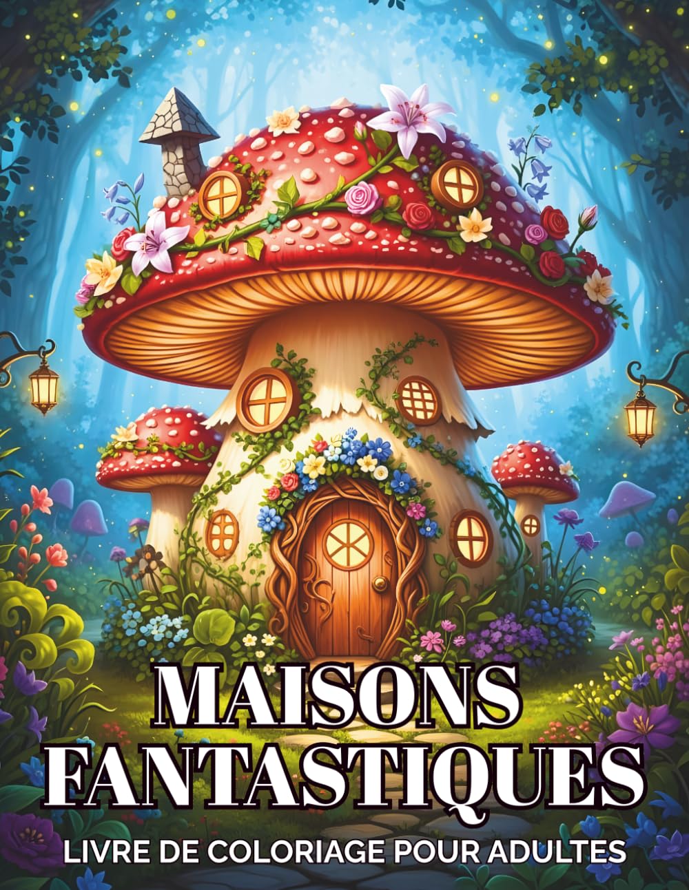 Maisons Fantastiques Livre De Coloriage pour Adultes: 50 illustrations fantaisistes de maisons magiques pour la détente et la créativité
