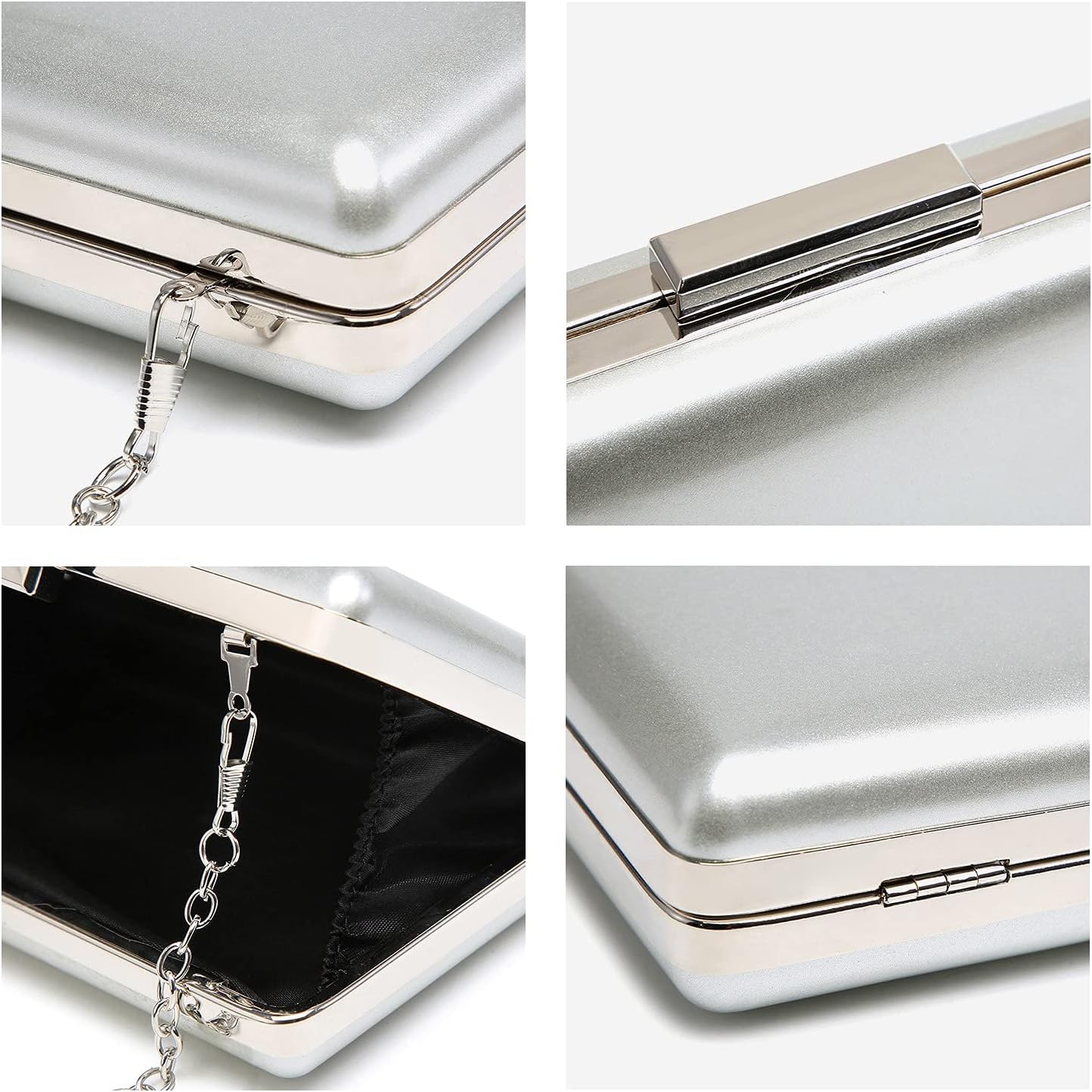 Dasein Women Evening Purses Clutch Bags Formal Party Clutches Wedding Purses Cocktail Prom Handbags - Image 6