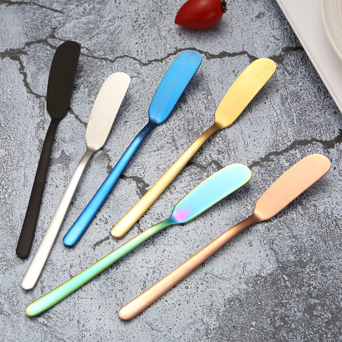 Ciieeo Stainless Steel Butter Spreader Knife for Smooth Spreading 6pcs