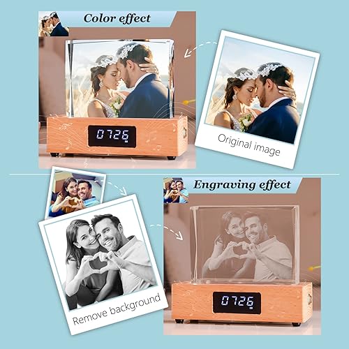 Miniatura 7 de Angry Egg Boy Bola de adorno de cristal con luz nocturna LED personalizada, luz nocturna brillante para decoración del hogar, el mejor regalo para