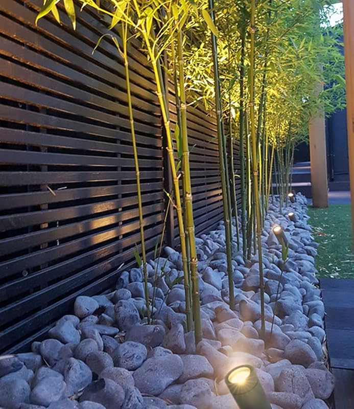 DAWALIGHT 4 darabos talajszpot szett GU10 IP65 vízálló kerti lámpa meleg fehér LED
