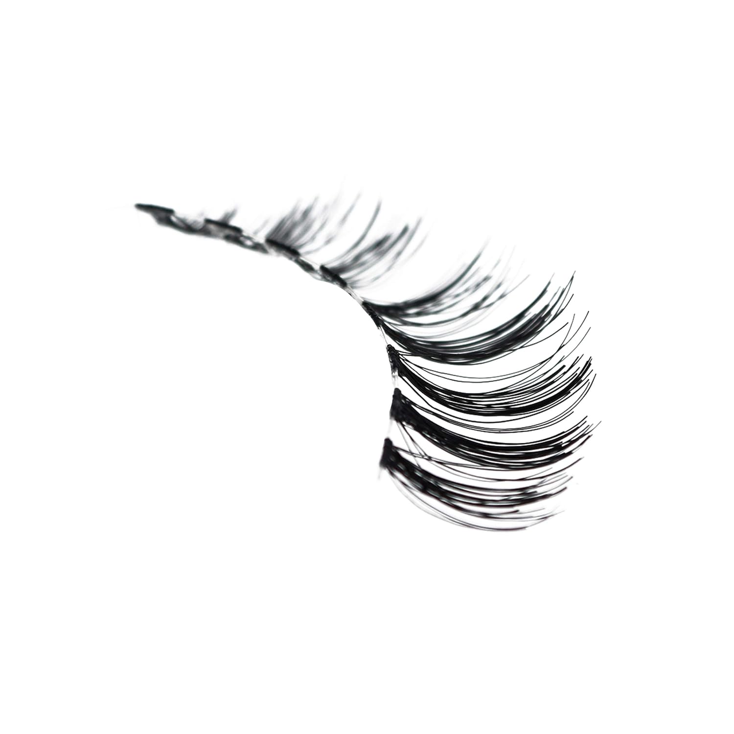Amorus 12 Pairs Multipack #110 False Eyelashes Dozen Set 100% Natural Hair Black Handmade Comfortable Reusable Strip Fake Lashes Pack