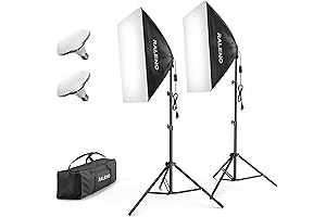 RALENO Softbox Photography Lighting Kit
