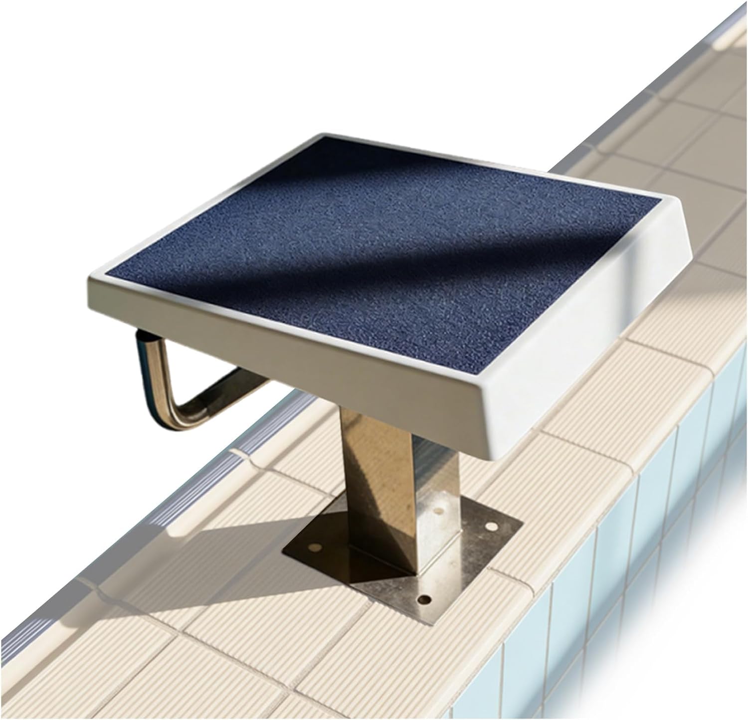 Swimming Pool Diving Platform, 304 Stainless Steel Non-Slip Diving Boards, Heavy Duty Pools Training Competition Inclined Countertop, Load Capacity 200kg