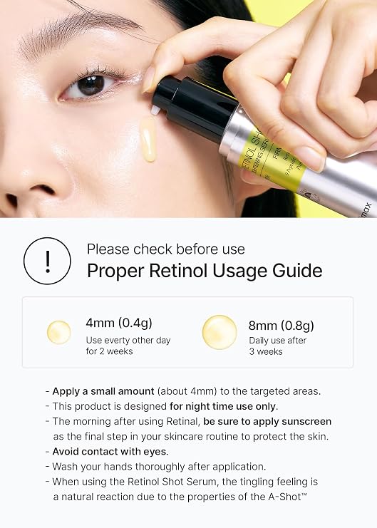 celimax The Vita A Retinol Shot Tightening Serum | with Pure Vitamin A Retinol, Peptide, Pore Minimizer, Wrinkles & Fine Lines, Firmer Skin, Anti-Aging, Skin Smoothing, Korean Skin Care Gift, 30ml