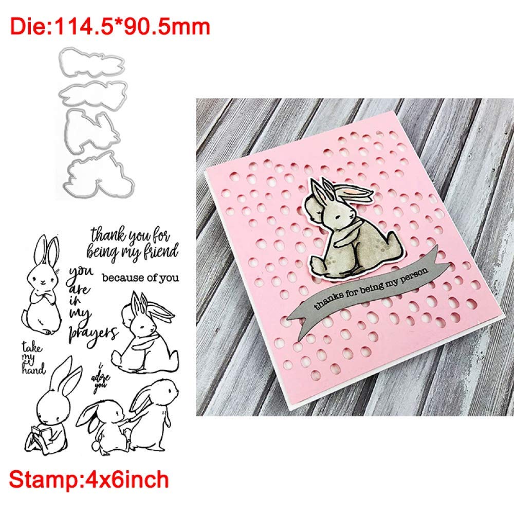 Animals is Watching You Dies en Stempel Sets voor Kaarten Maken Giraffe Flamingo Honden Slangen Clear Rubber Stempel Match Metaal Snijden Dies voor