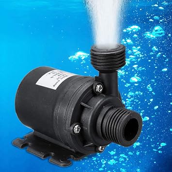 Ultra Quiet Mini DC 12V Lift 5M 800L/H Brushless Motor Submersible