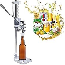 Counter Pressure Bottle Filler, Bottle Filler, Stainless Steel Beer/Wine Bottle Filler, for Inner Diameter of 10mm-50mm, Thickened Stainless Steel, for Glass/Convoluted/Plastic/Wine Bottles