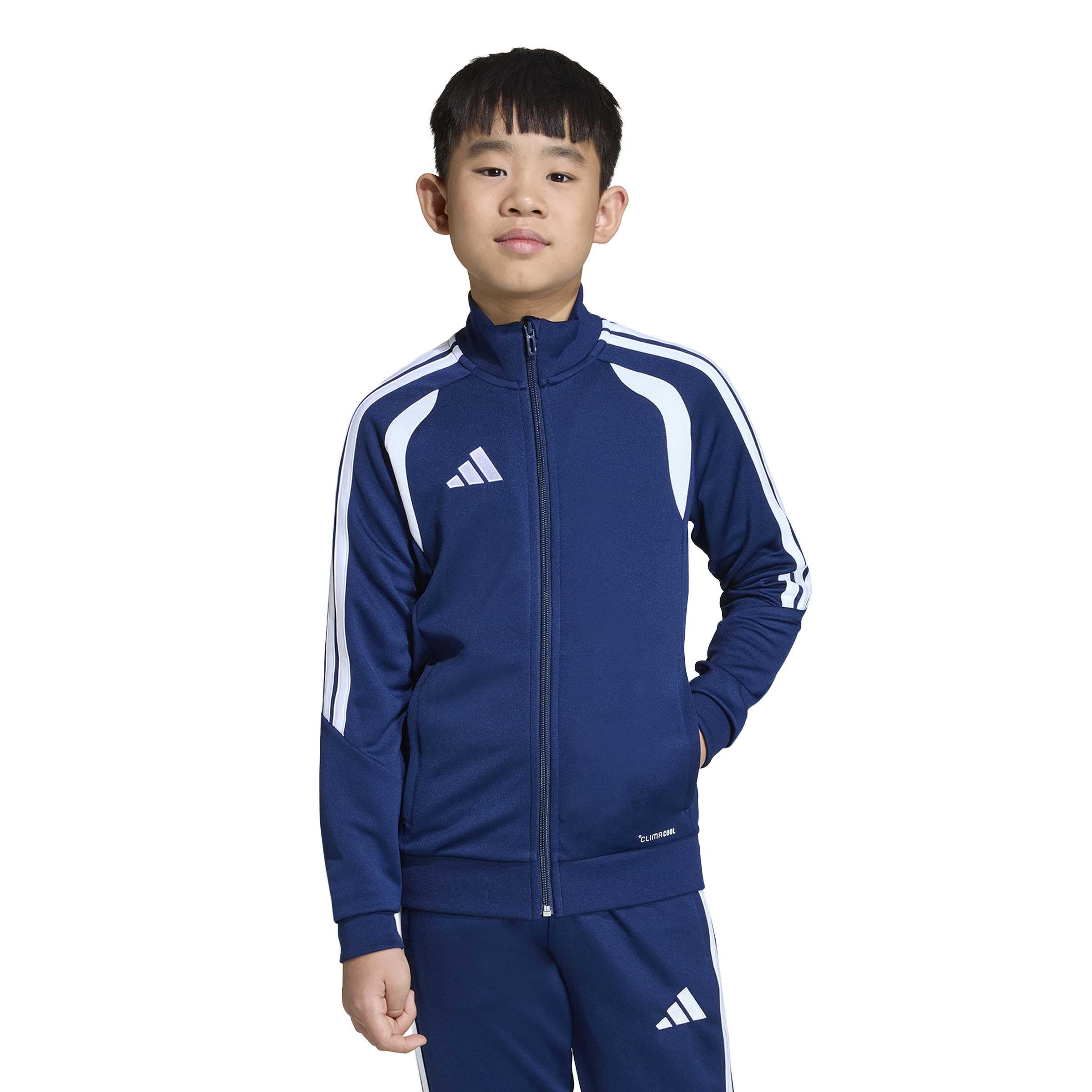 Adidas Unisex Kids Bleu Children's Training Jacket Tiro 26 League
