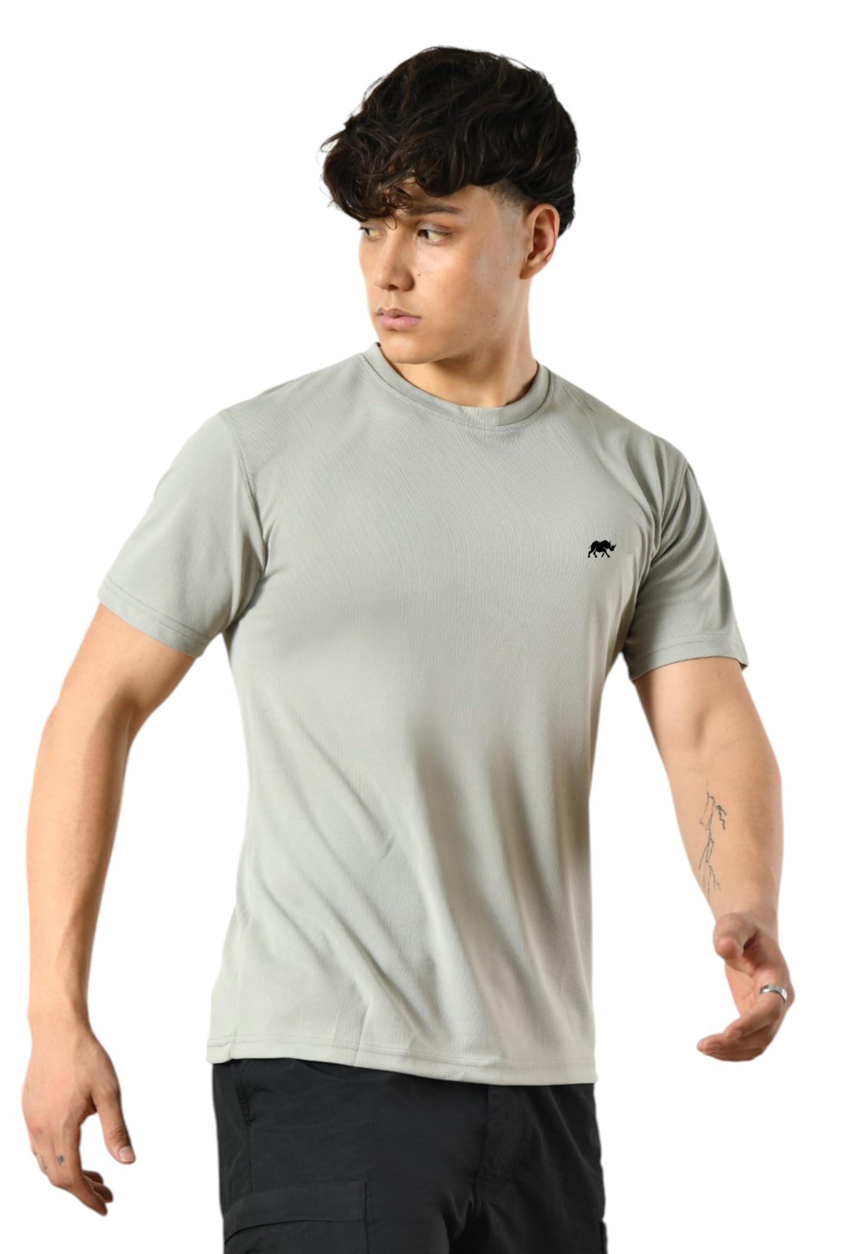 rynogear Men's Crewneck Short Sleeve T-Shirts for Men for Sports and Outdoor || T-Shirts for Men-picture-14