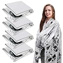 Koixurey Foil Blanket – Emergency Survival Blankets, Lightweight Thermal Mylar Space Blanket for Hiking, Camping, First Aid Kit, Waterproof Windproof Outdoor Gear, Retains 90% Body Heat (4) gallery image