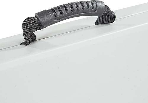 Miniatura 6 de Office Star Muebles de resina para uso en interiores o exteriores juego de 3 piezas 2 bancos plegables y mesa de 6 pies