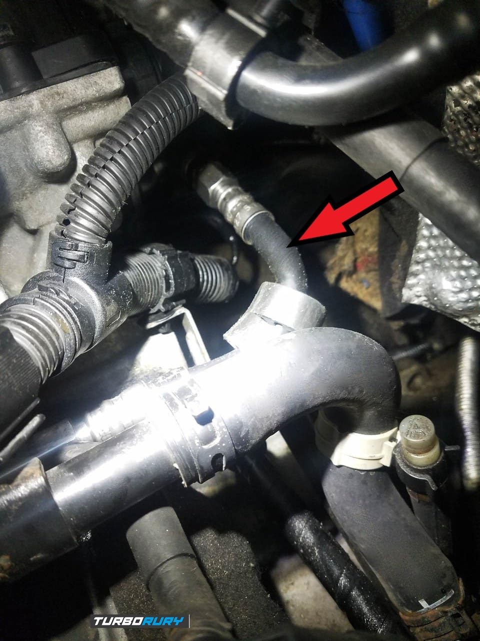 Reemplazo del tubo de llenado de combustible - Compatible con VW CALIFORNIA T5 y Compatible con VW MULTIVAN V, Compatible con VW TRANSPORTER V - Número OE 070127511C, 070127511B, 070127511A