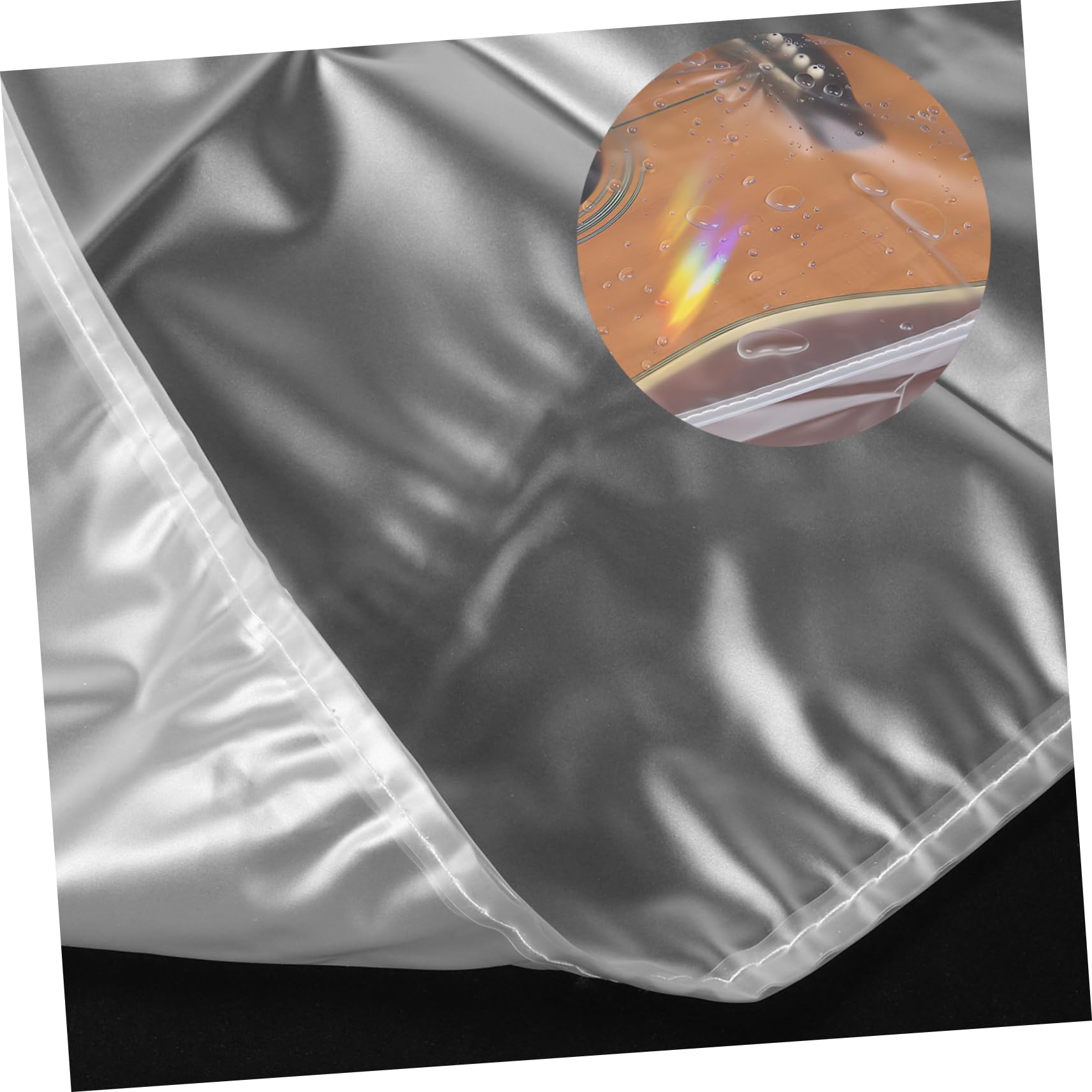 UKCOCO Housse de Protection Protège la Poussière et L'humidité pour Guitare et Basse en PVC Imperméable Couverture Multifonction pour Guitaristes