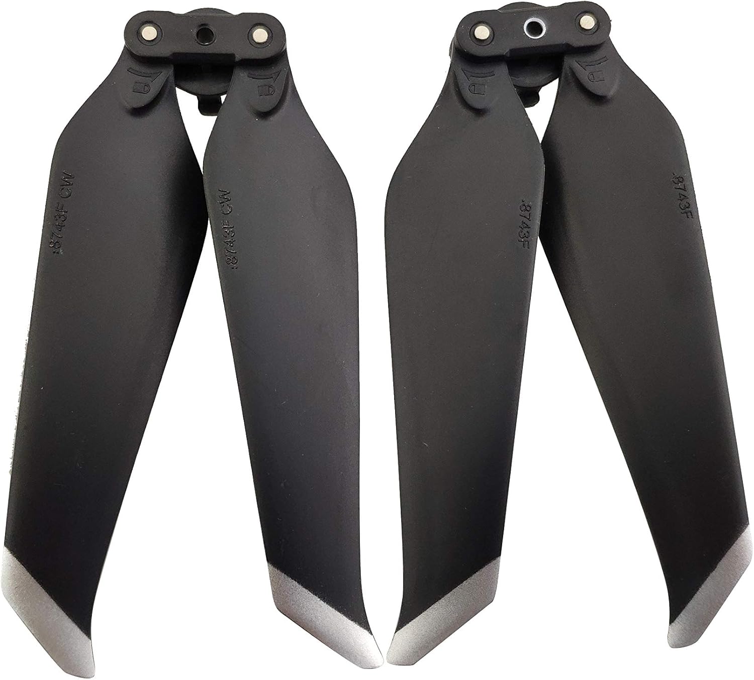 Fytoo 12PCS 8743 Propeller for DJI Mavic 2 PRO Mavic 2 Four-axis Aircraft Dedicated Propeller Drone Quick Release Noise Reduction Blade