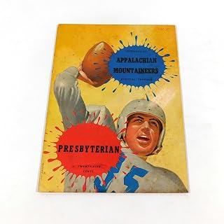 1950 Presbyterian at Appalachian College Football Program 11-9-50 - College Programs