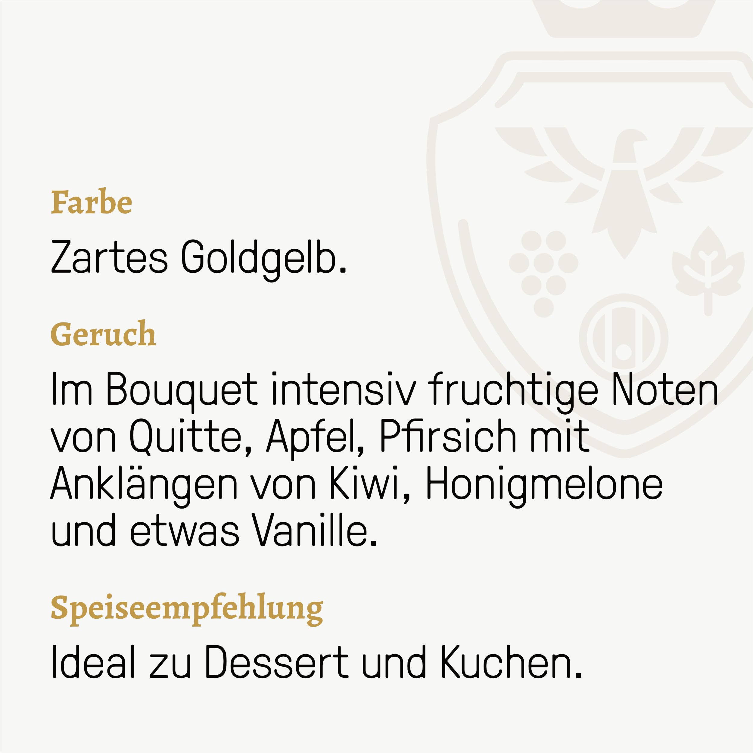 Oberrotweiler Muskateller QbA - Weißwein lieblich, frisch fruchtig süß im Geschmack - Badischer Qualitäts-Wein, Anbaugebiet Kaiserstuhl (6 x 0,75 l)
