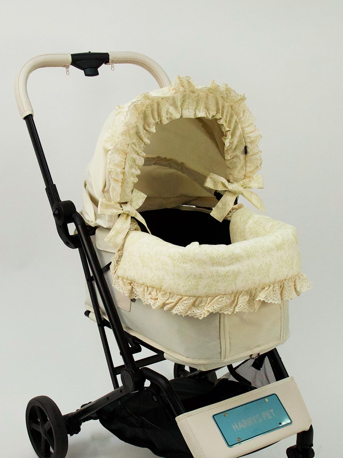 HARRY'S PET ペットカート専用アクセサリー Amazon | HARRYSPET バギーボンネット New Margaret/Olive Leaf ペット