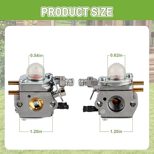 Miniatura 6 de SRM2100 SRM-2100 Kit de carburador para Echo GT2000 GT-2000/2400 SRM2400 SRM-2400/3100/3110/3800 PPT2100 PE-2000/2400 SHC-2100/1700 0 SHR2 10