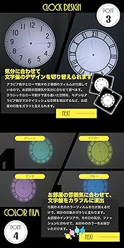 壁掛けインテリア投影アナログ時計(ブラック) 71msmItWmQL._UF350,350_QL80_.jpg