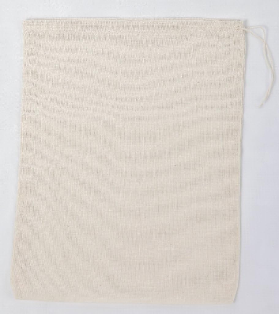 Celestial Gifts Cotton Muslin Bags 20x25 Cm 10 Count Pack