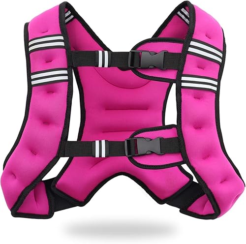 Miniatura 1 de VIVITORY Chaleco con peso, equipo de entrenamiento, chaleco de peso corporal de 11 libras18 libras para hombres, mujeres, entrenamiento de fuerza,