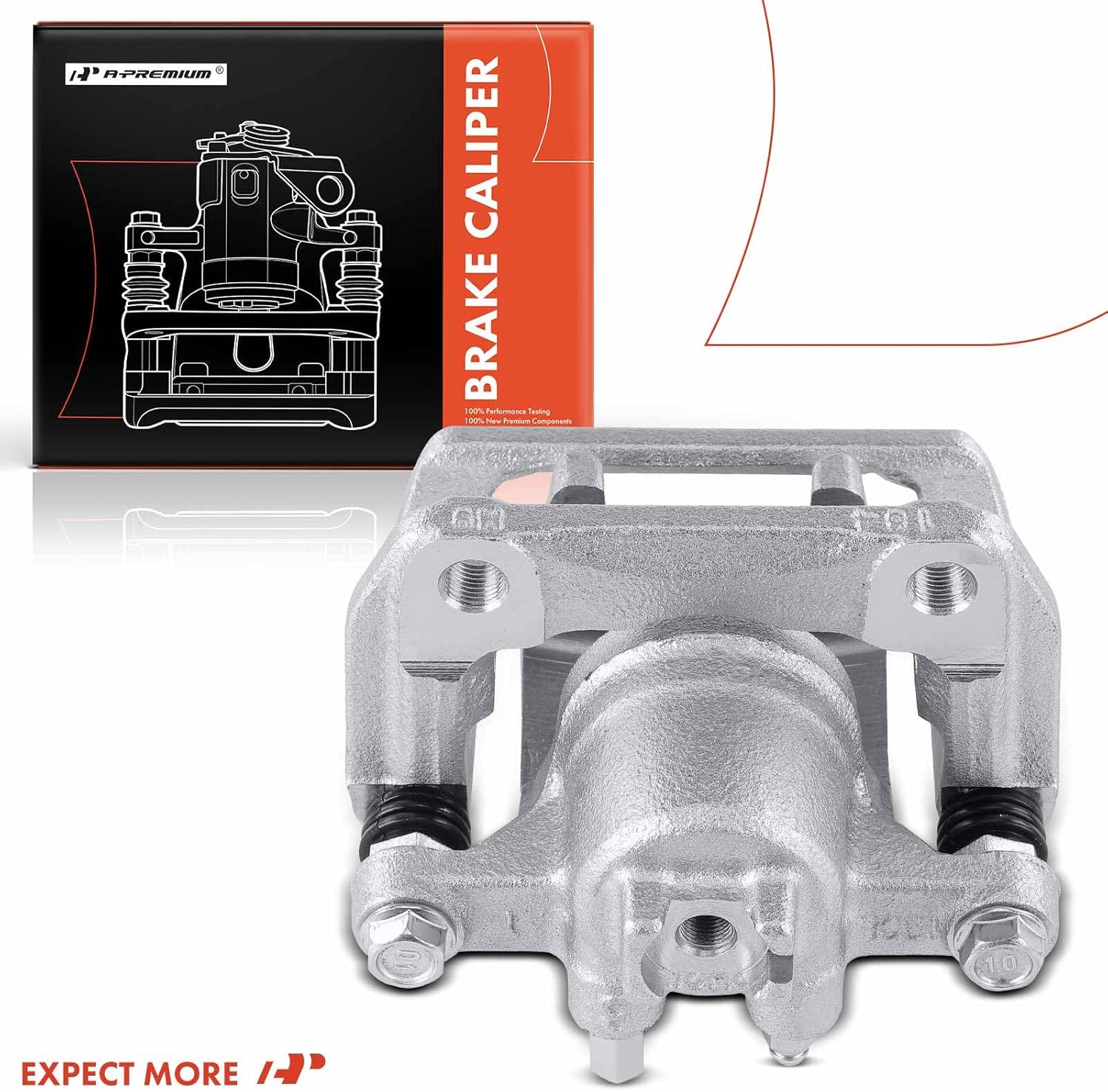 A-Premium Disc Brake Caliper Assembly with Bracket Compatible with Honda CR-V CRV 2007-2011(Not Fit Japan Built), Accord Crosstour 2010-2011 & Acura RDX 2007-2012 - Rear Right Passenger Side