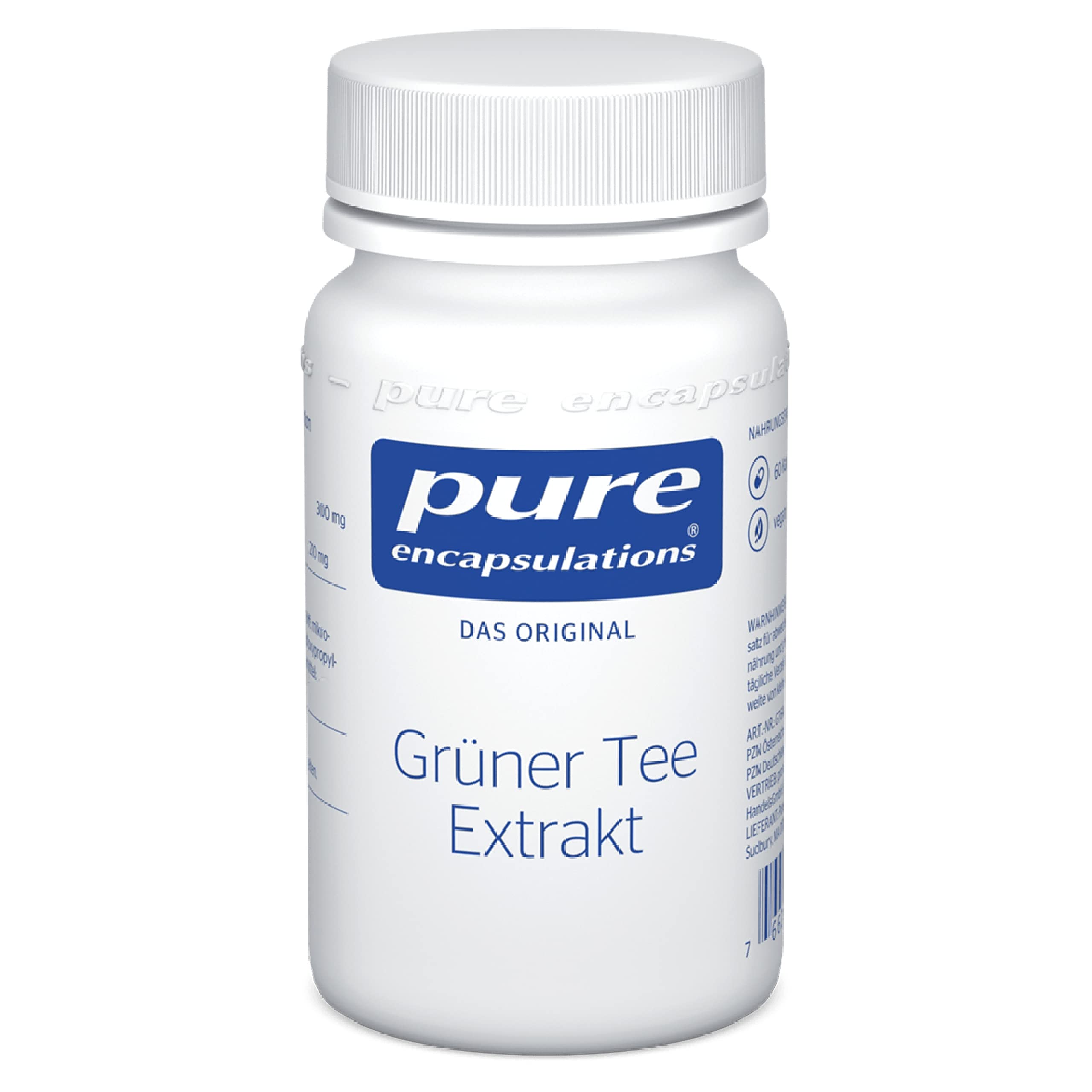 Pure Encapsulations - Grüner Tee Extrakt - Hochdosiertes EGCG und Catechine - 60 Kapseln