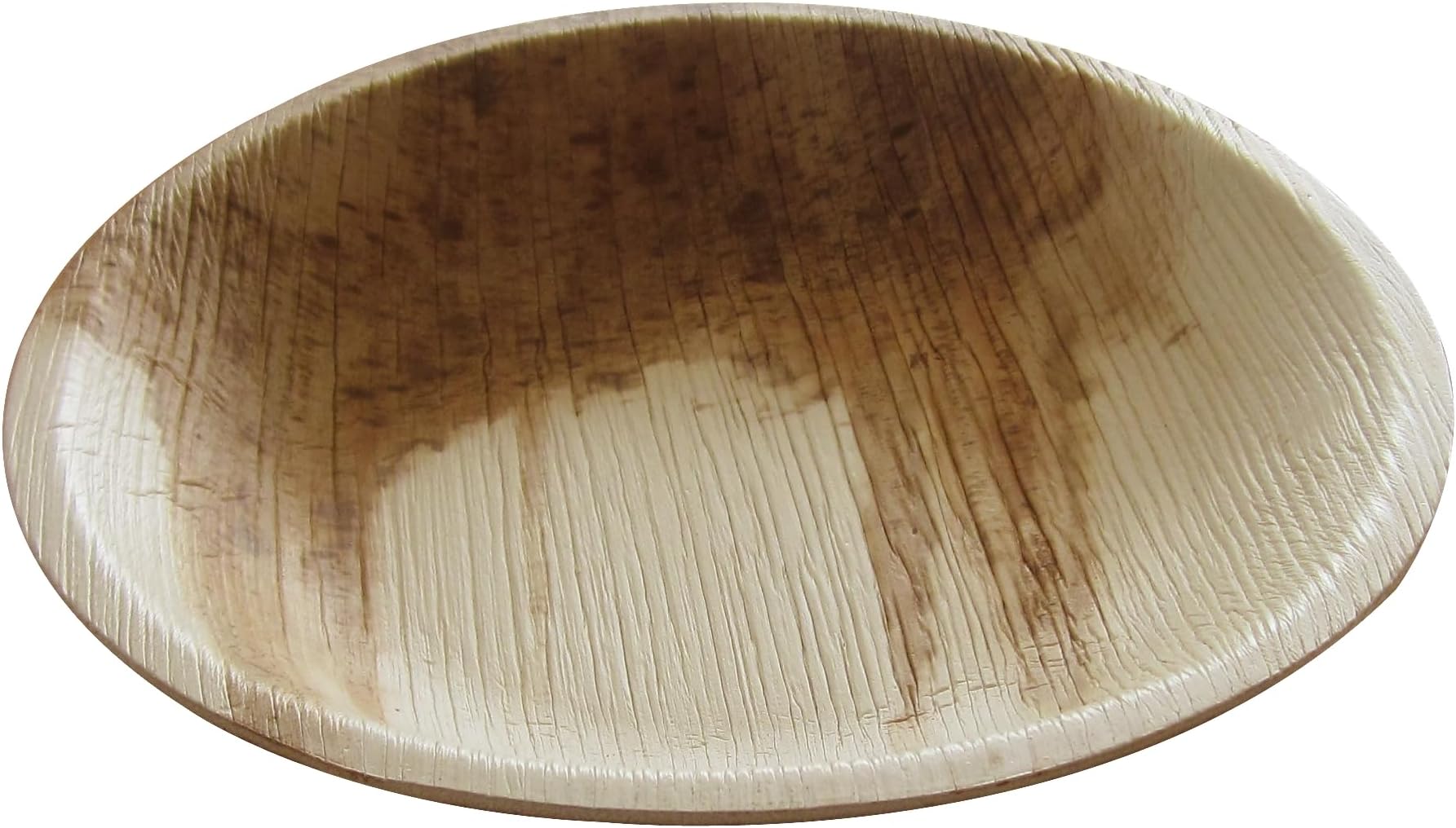 Hampi HPCC18JV Round Palm Leaf Plate, Medium (Pack of 25)